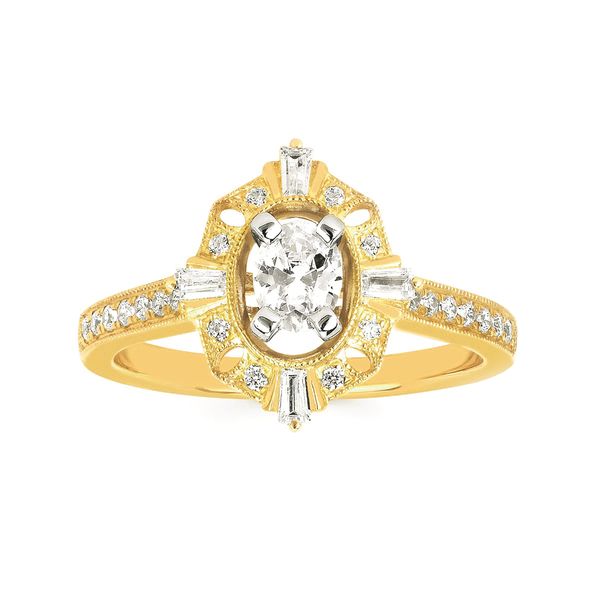 14k Yellow Gold Bridal Set - Image 2