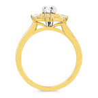 14k Yellow Gold Bridal Set - Image 4