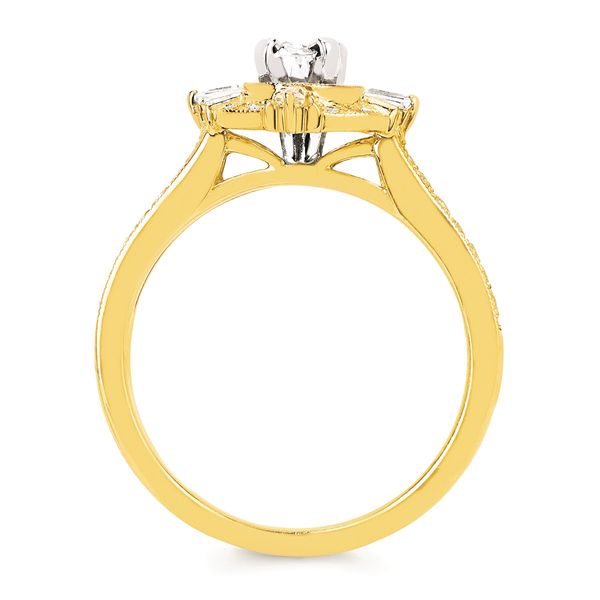 14k Yellow Gold Bridal Set - Image 4