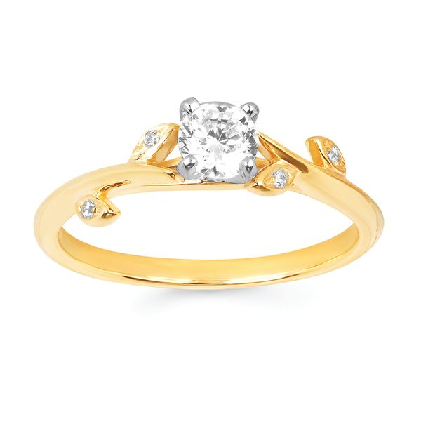 14k Yellow Gold Bridal Set - Image 2