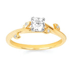 14k Yellow Gold Bridal Set - Image 2