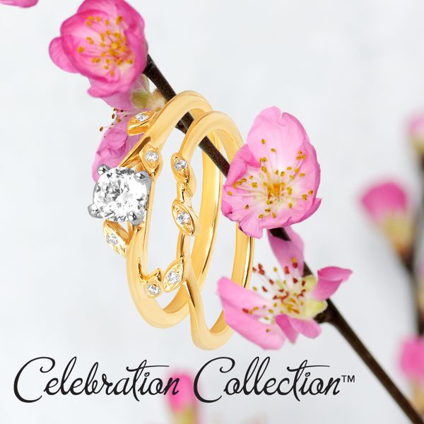 14k Yellow Gold Bridal Set - Image 5