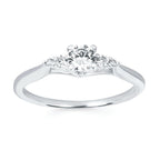 14k White Gold Bridal Set - Image 2