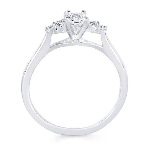 14k White Gold Bridal Set - Image 4