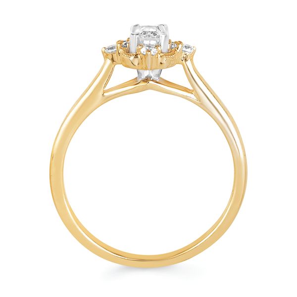 14k Yellow Gold Bridal Set - Image 4