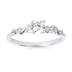 14k White Gold Bridal Set - Image 2