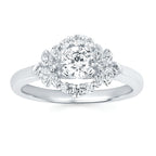 14k White Gold Bridal Set - Image 2