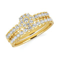 14k Yellow Gold Bridal Set