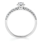 14k White Gold Bridal Set - Image 4