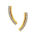 10k Yellow Gold Diamond Earrings
