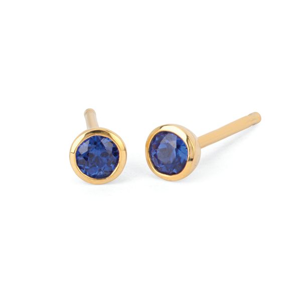 10k Yellow Gold Gemstone Earrings