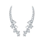 14k White Gold Diamond Earrings