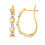 14k Yellow Gold Hoop Earrings