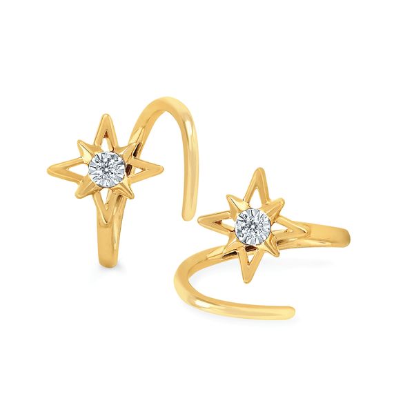 14k Yellow Gold Hoop Earrings