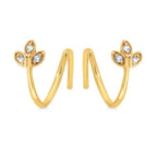 14k Yellow Gold Hoop Earrings - Image 3