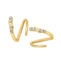 14k Yellow Gold Hoop Earrings