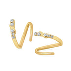 14k Yellow Gold Hoop Earrings