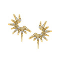 10k Yellow Gold Diamond Earrings