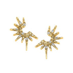 10k Yellow Gold Diamond Earrings