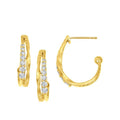 10k Yellow Gold Hoop Earrings
