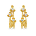 14k Yellow Gold Hoop Earrings