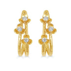 14k Yellow Gold Hoop Earrings