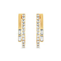 14k Yellow Gold Hoop Earrings