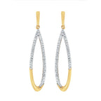 14k Yellow Gold Hoop Earrings