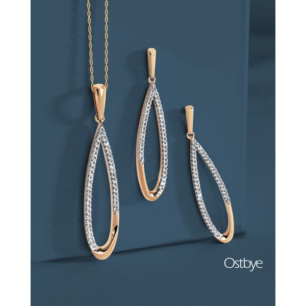 14k Yellow Gold Hoop Earrings - Image 2