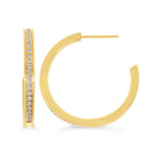 14k Yellow Gold Hoop Earrings