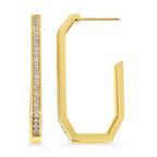 14k Yellow Gold Hoop Earrings