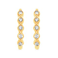 14k Yellow Gold Hoop Earrings