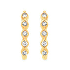 14k Yellow Gold Hoop Earrings