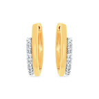 14k Yellow Gold Hoop Earrings