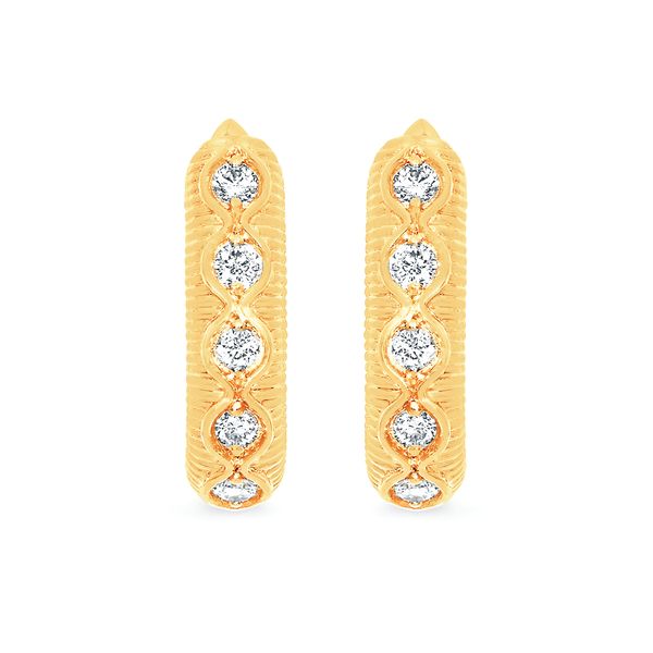 14k Yellow Gold Hoop Earrings