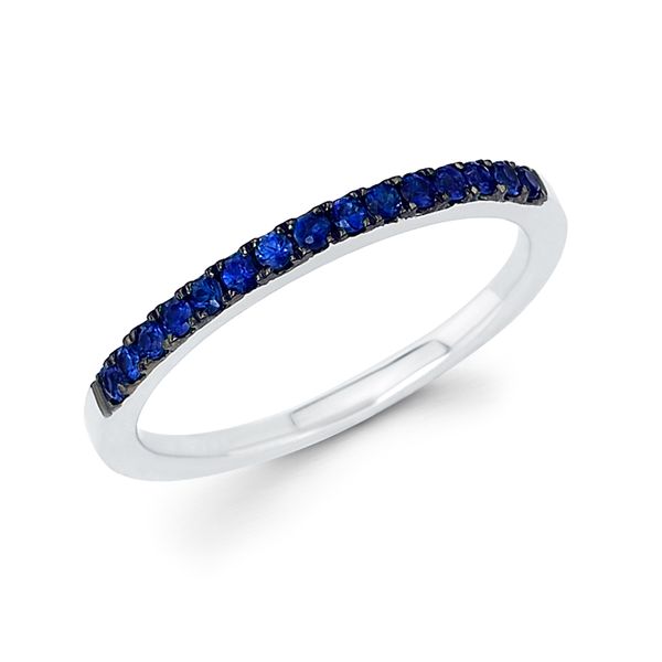 14k White Gold Gemstone Ring
