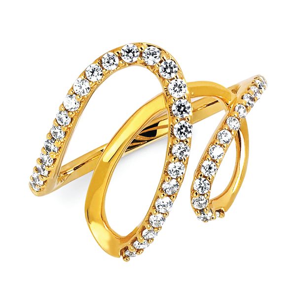 14k Yellow Gold Fashion Ring