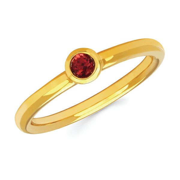 14k Yellow Gold Gemstone Ring