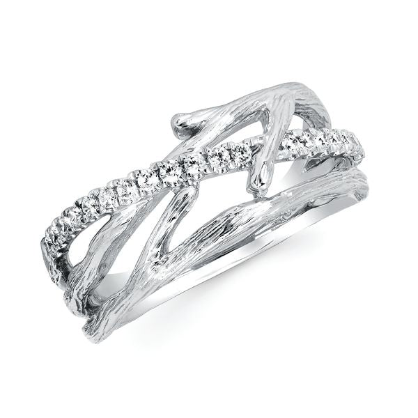 14k White Gold Fashion Ring