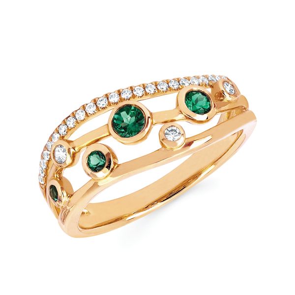 14k Yellow Gold Gemstone Ring