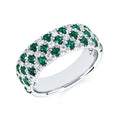 14k White Gold Gemstone Ring