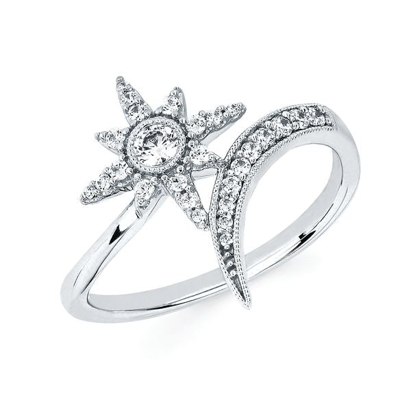 14k White Gold Fashion Ring