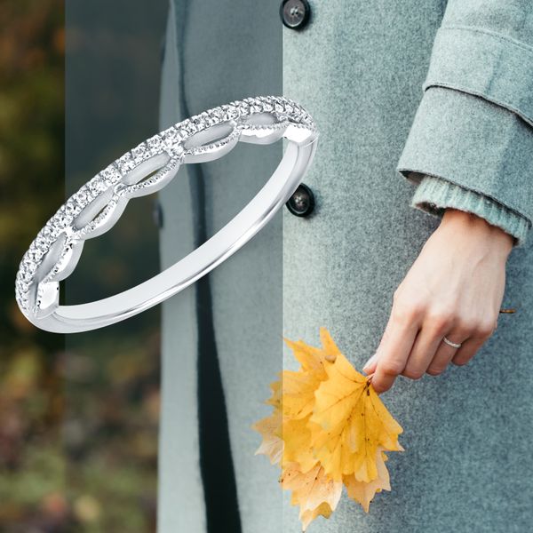 14k White Gold Fashion Ring - Image 2