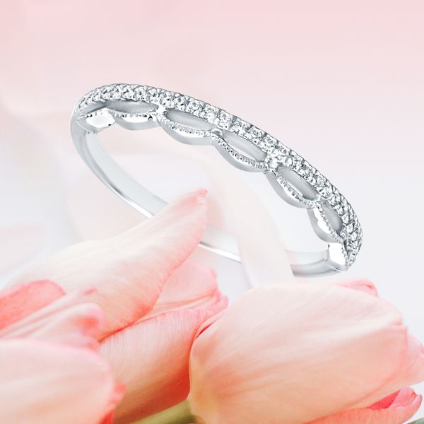 14k White Gold Fashion Ring - Image 3