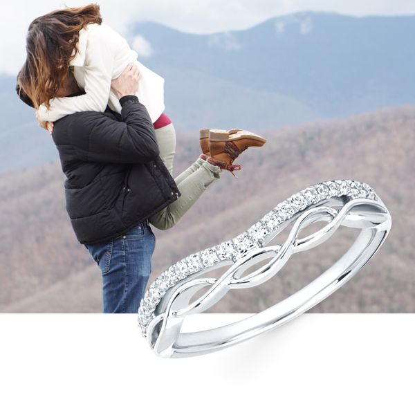 14k White Gold Fashion Ring - Image 2