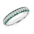 14k White Gold Gemstone Ring