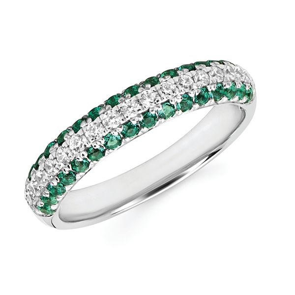 14k White Gold Gemstone Ring