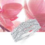 14k White Gold Fashion Ring - Image 2