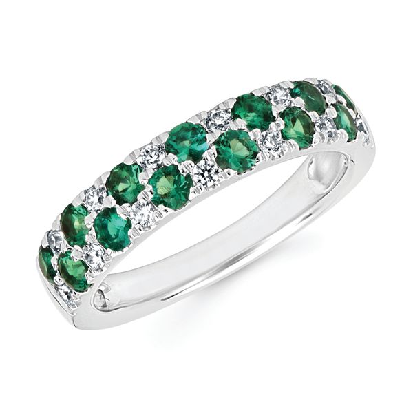 14k White Gold Gemstone Ring