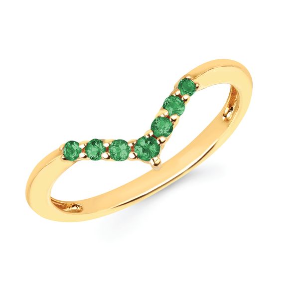 14k Yellow Gold Gemstone Ring